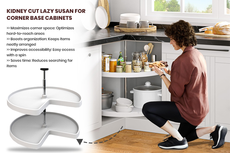 Lazy Susan Cabinets to Enhance Kitchen Efficiency