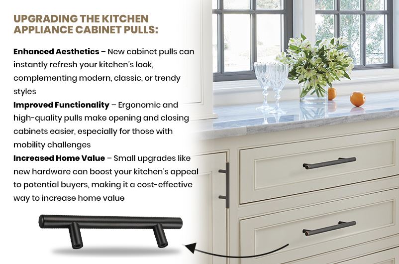 Upgrading The Kitchen Appliance Cabinet Pulls: Know The Benefits