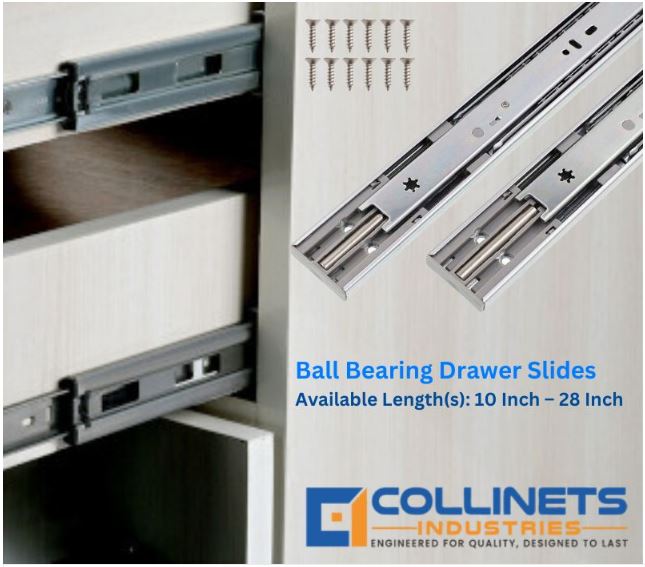 What Is the Difference Between Roller &amp; Ball Bearing Drawer Slides?