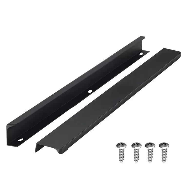 12 Inch Aluminum Tab Pulls | Tab Pull Cabinet Hardware | Tab Pulls For Kitchen Cabinets | P-1812