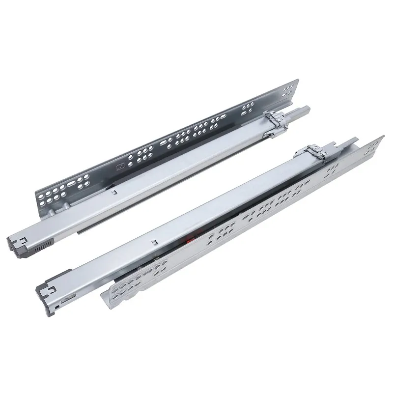 15 Inch Full Extension Soft Close Slide 3D Locking | Soft Close Drawer Slide with Screws | Ball Bearing Drawer Slides | Heavy Duty Full Extension Soft Close Slide | 8500-15-SOFT