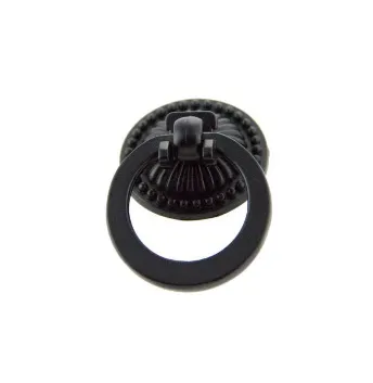 2 Inch Ring Pull | Ring Cabinet Pull | Ring Pull Hardware | Cabinet Ring Pull Handles | R-1401.BK