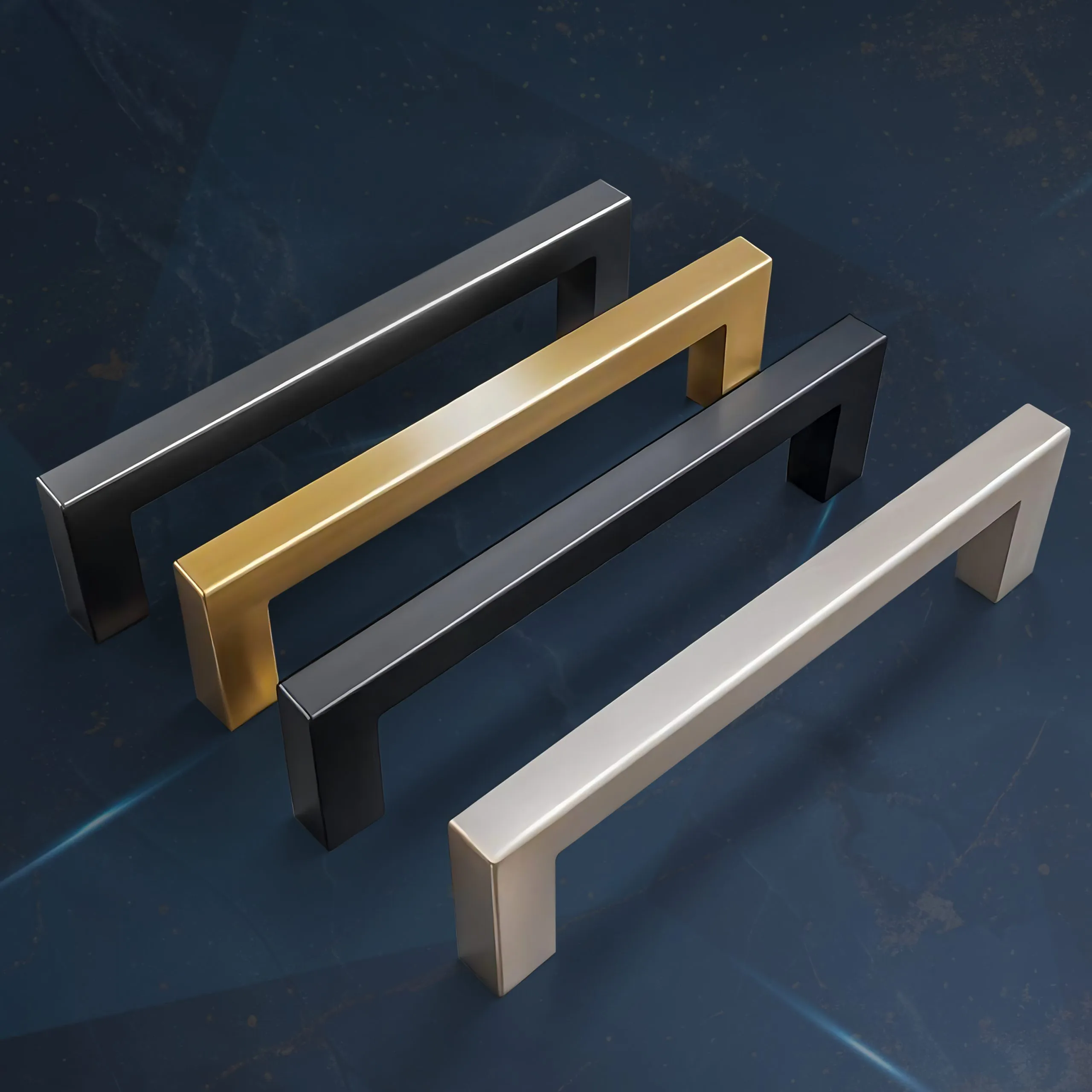 6 Inch Modern Square Cabinet Pulls | Modern Square Drawer Pulls | Square Bar Cabinet Pulls | Square Bar Pulls for Cabinets | P-87228