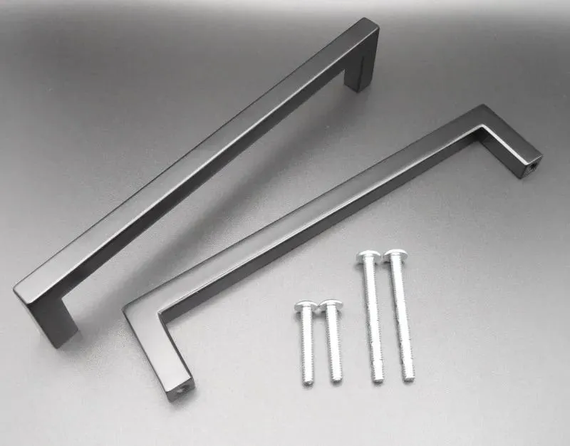 6 Inch Modern Square Cabinet Pulls | Modern Square Drawer Pulls | Square Bar Cabinet Pulls | Square Bar Pulls for Cabinets | P-87228