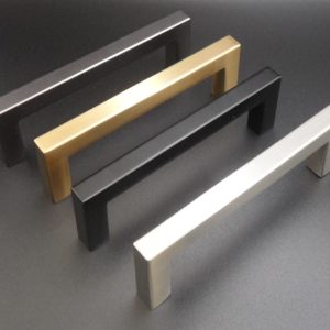 4 Inch Modern Square Cabinet Pulls