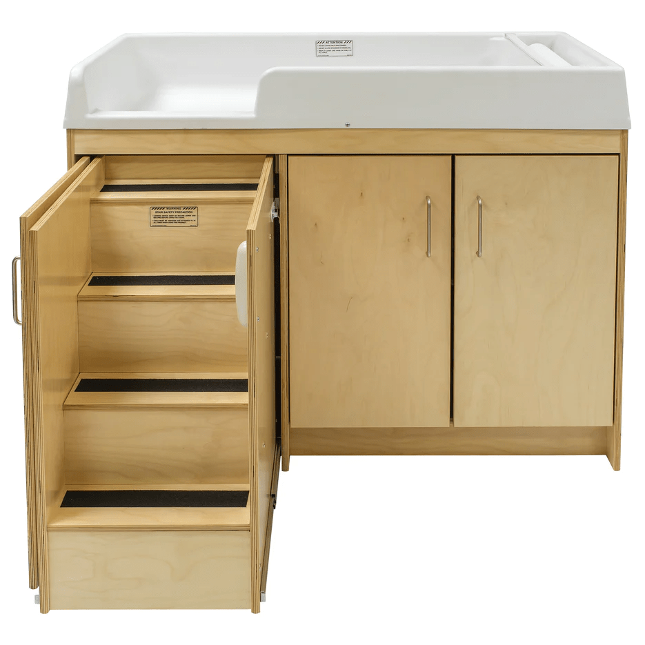 Birch Plywood Toddler Walkup Changing Table - Collinets