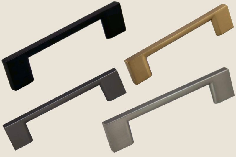 square cabinet pulls