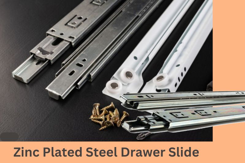 zinc plated steel drawer slide